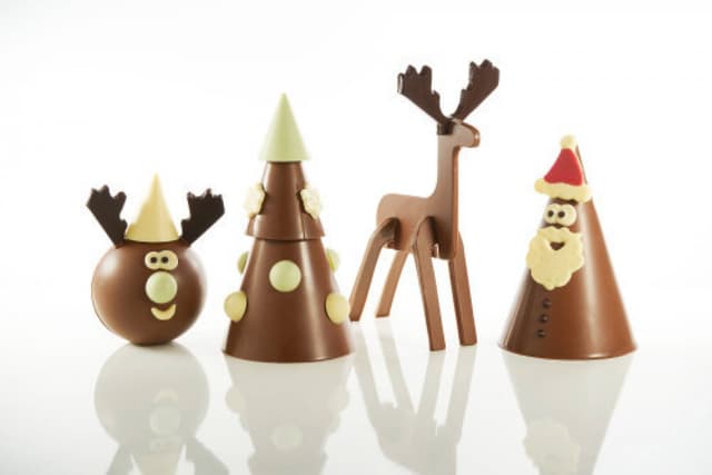 Le marché des chocolats de Noël