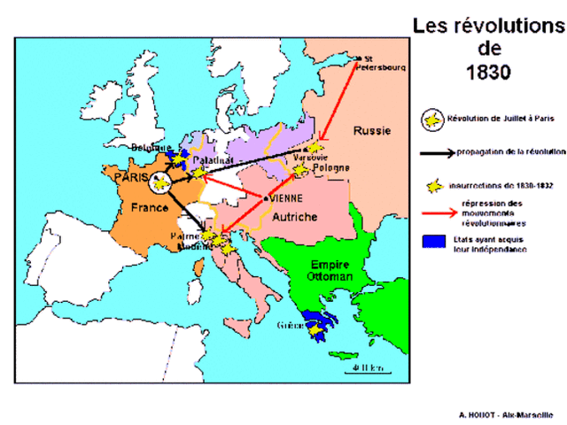 Histoire : L'Europe face aux révolutions