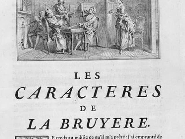 Fiche de lecture de Les Caractères de La Bruyère livres V à X - bac de français