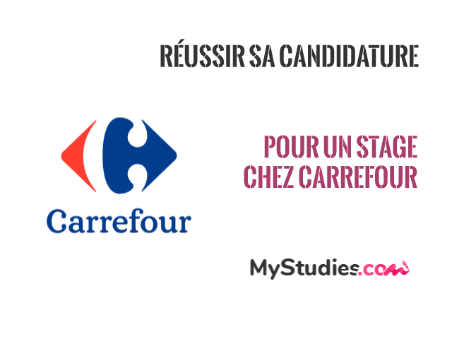 Candidature spontanée pour un stage carrefour