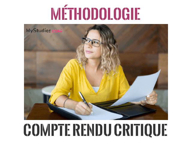 Méthodologie - Compte rendu critique