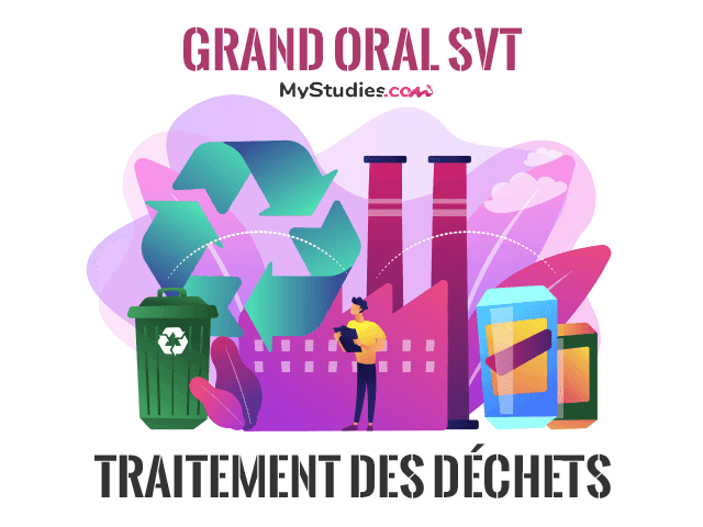 Grand oral SVT - 5 exemples de sujets avec problématique et plan sur le thème du traitement des déchets