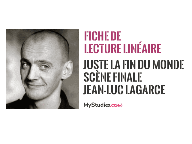Fiche de lecture linéaire - Scène finale, Juste la fin du monde, Jean-Luc Lagarce