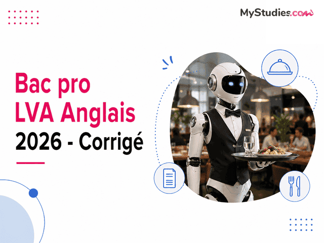 Bac pro LVA Anglais 2026 [Corrigé]