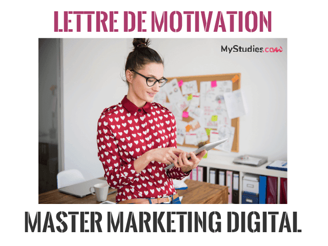 Exemple de lettre de motivation pour un Master en marketing digital