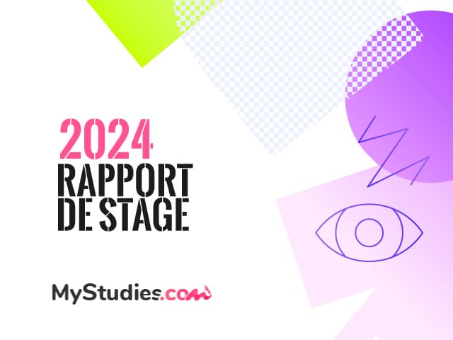 Manuel complet : page de garde utile pour votre rapport de stage