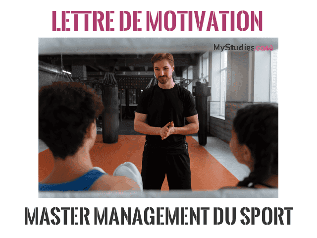Exemple de lettre de motivation pour un Master en management du sport