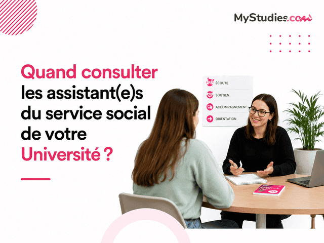 Quand consulter les assistant(e)s du service social de votre Université ?