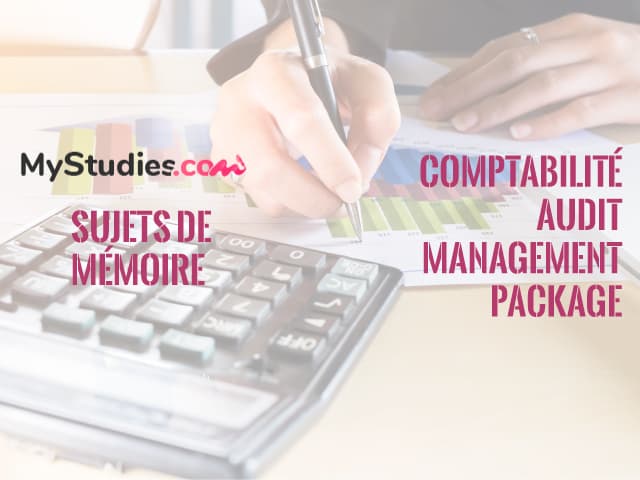 5 sujets de mémoire - Comptabilité audit : le Management package