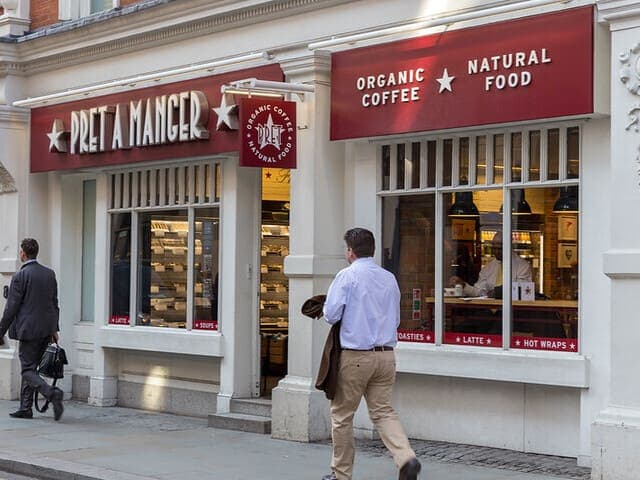 5 forces de Porter, exemple - Pret A Manger