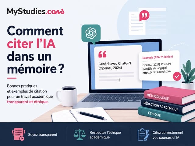 Comment citer l'IA dans un mémoire ?