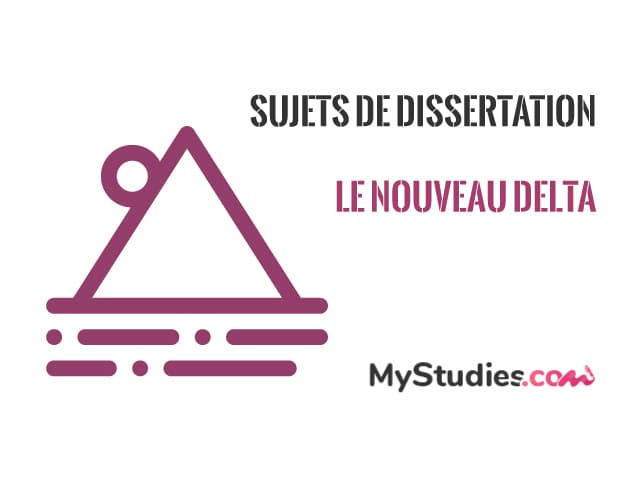 "Nouveau Delta" (Egypte) - 5 sujets de dissertation