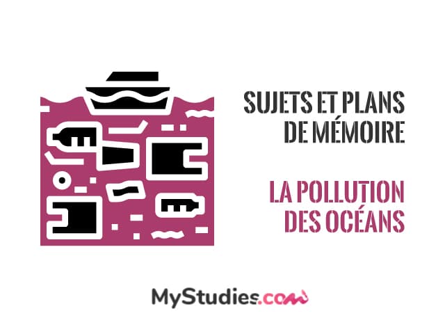 5 sujets de mémoire sur la pollution des océans